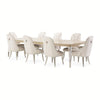 Michael Amini Penthouse Rectangular Dining Table (Includes: 2 x 22 Leaves)