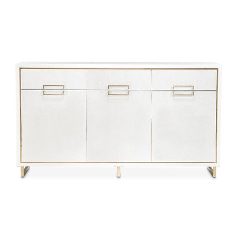 Michael Amini Palm Gate Palm Gate Sideboard Clould White