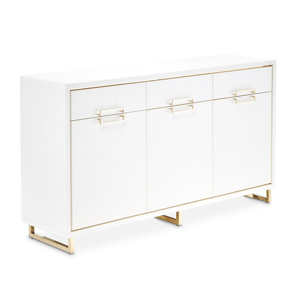 Michael Amini Palm Gate Palm Gate Sideboard Clould White