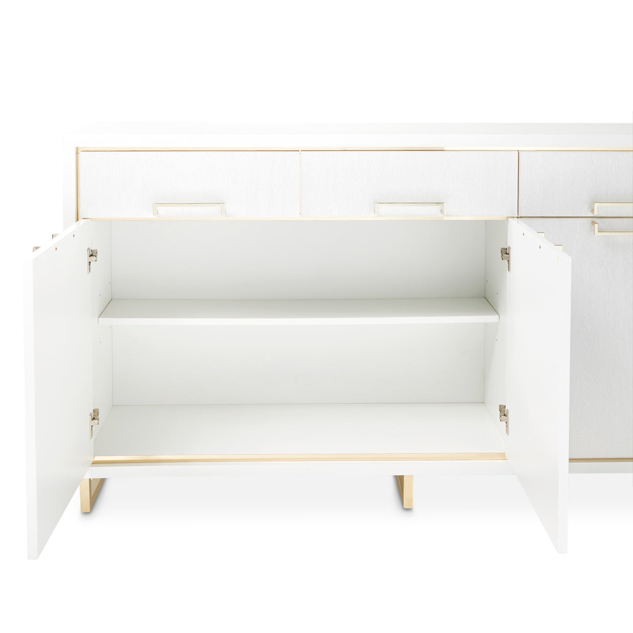 Michael Amini Palm Gate Palm Gate Sideboard Clould White