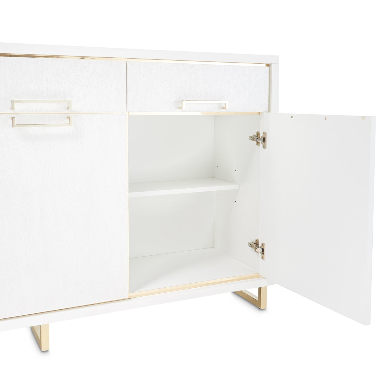 Michael Amini Palm Gate Palm Gate Sideboard Clould White