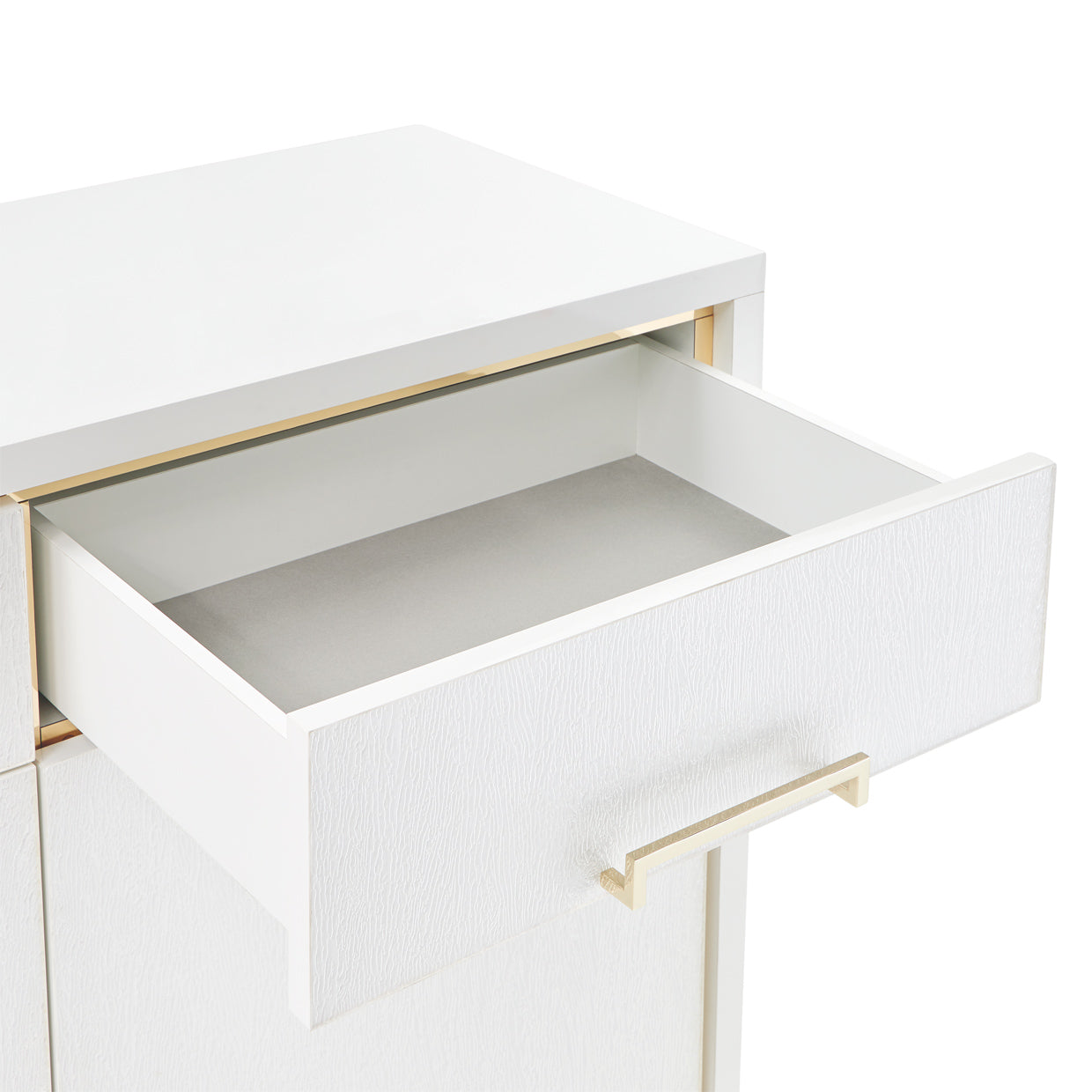 Michael Amini Palm Gate Palm Gate Sideboard Clould White
