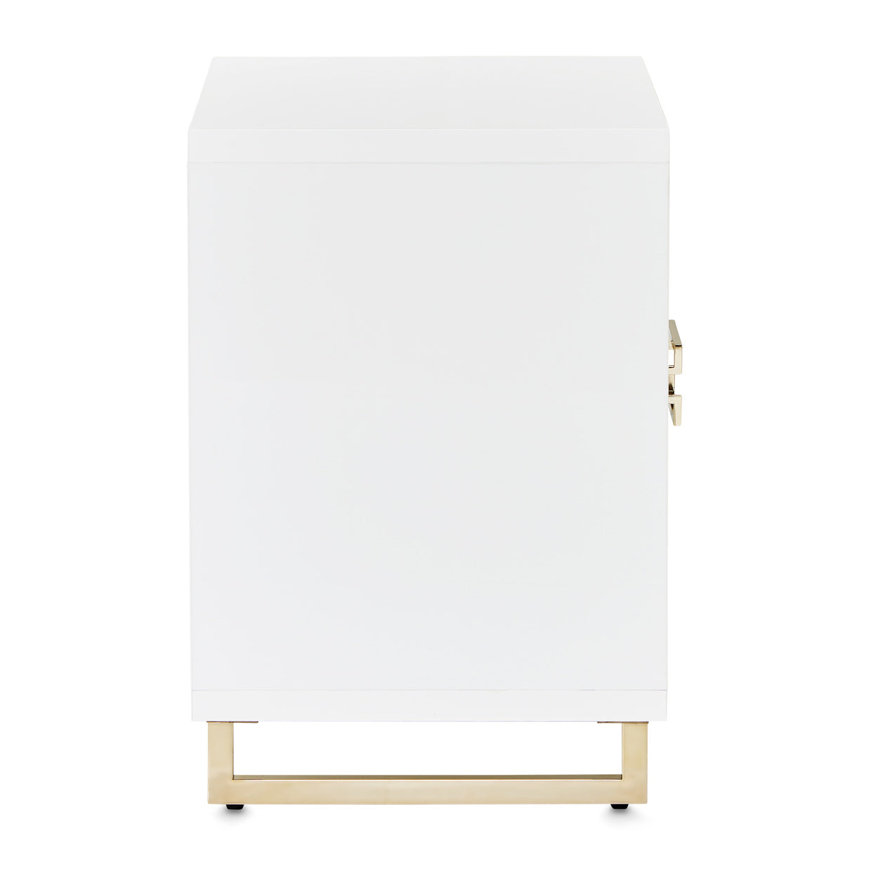 Michael Amini Palm Gate Nightstand Cloud White