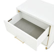 Michael Amini Palm Gate Nightstand Cloud White