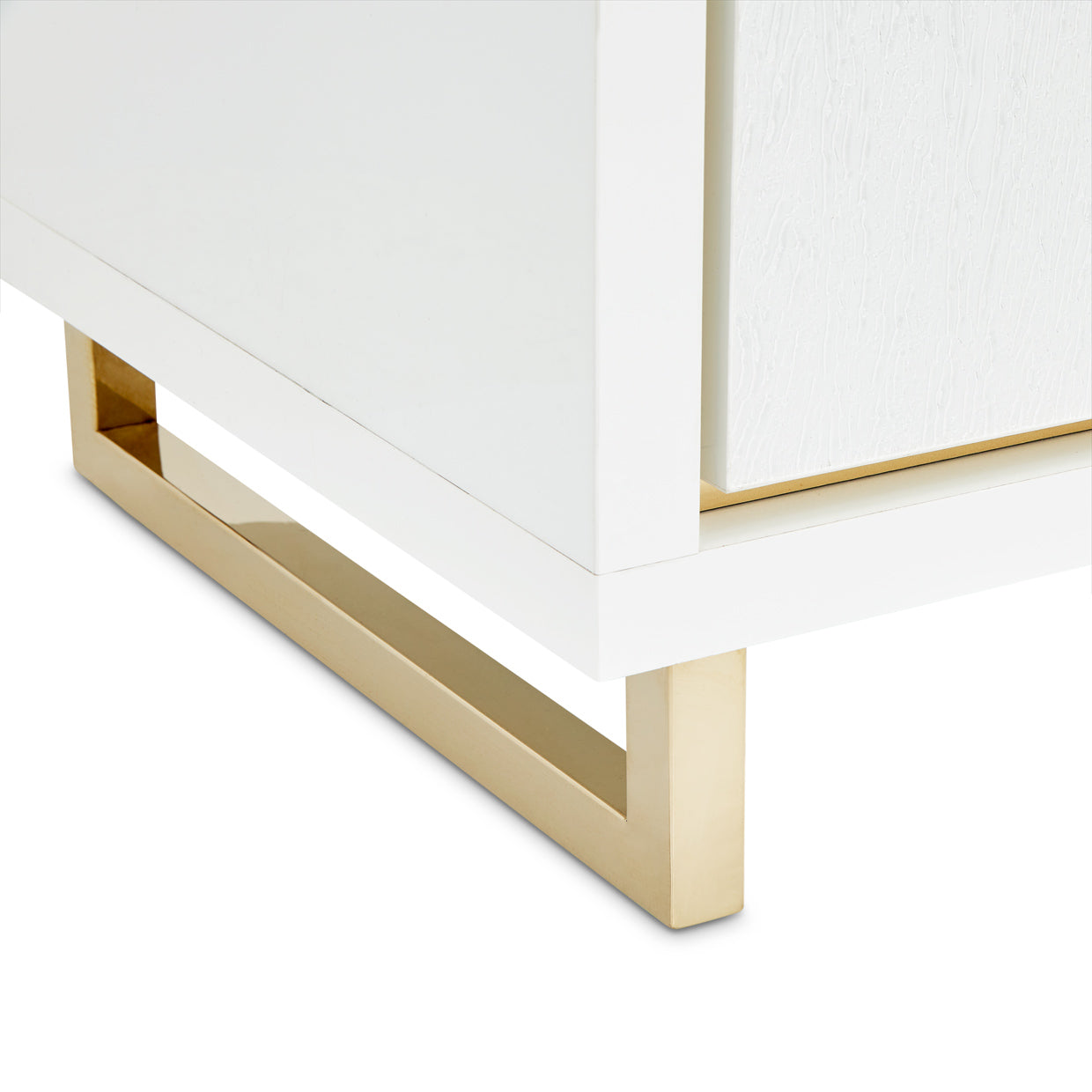 Michael Amini Palm Gate Nightstand Cloud White