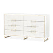 Michael Amini Palm Gate Dresser Cloud White