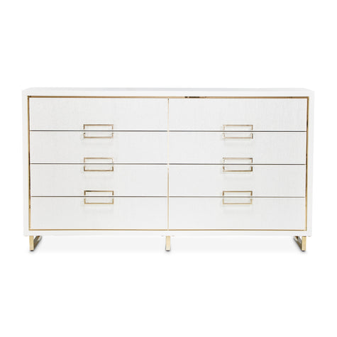 Michael Amini Palm Gate Dresser Cloud White
