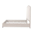 Michael Amini Fantosini King Tufted Panel Bed - Silver Mist