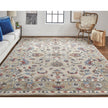 Feizy Rylan 8642F Transitional Oriental in Ivory/Taupe/Blue