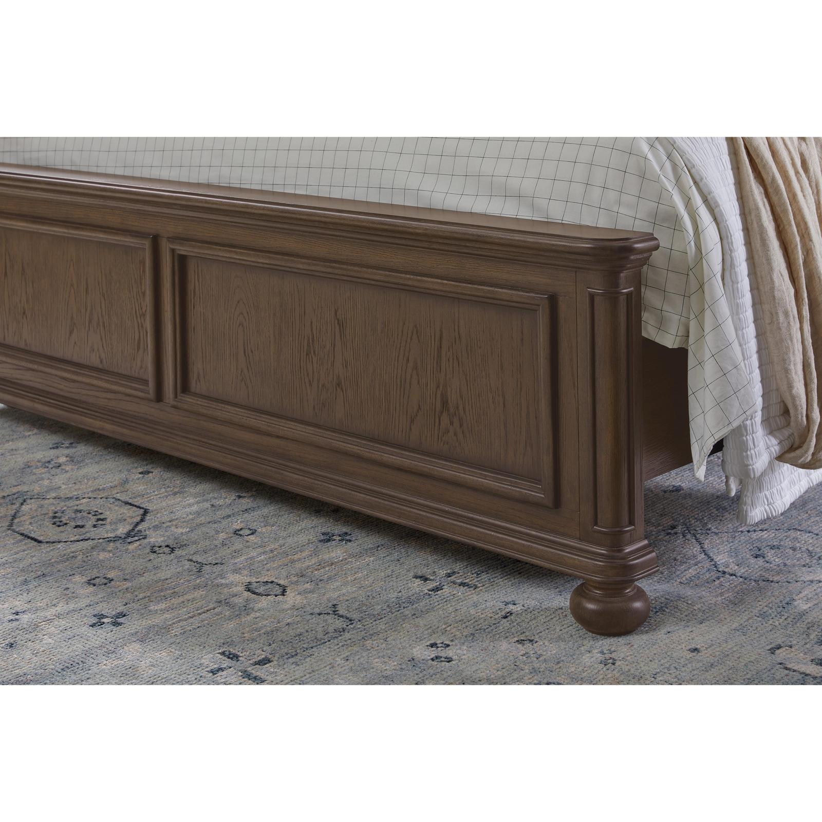Pulaski Saddle Creek Timber Brown Upholstered Bed