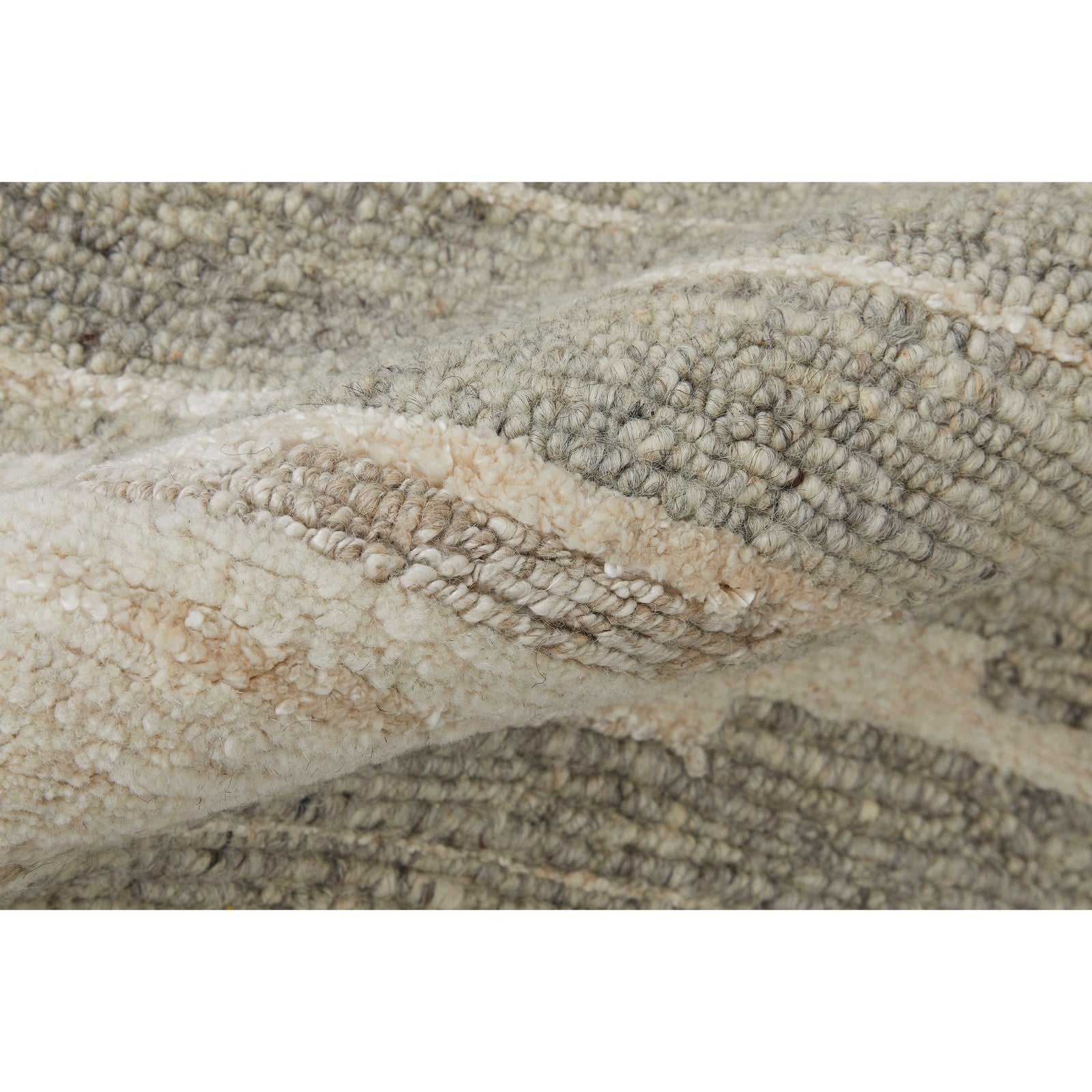 Feizy Navaro 8915F Modern Gradient & Ombre Rug in Ivory/Tan