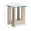 Magnussen Home Bartlett Smokey Pine Rectangular End Table