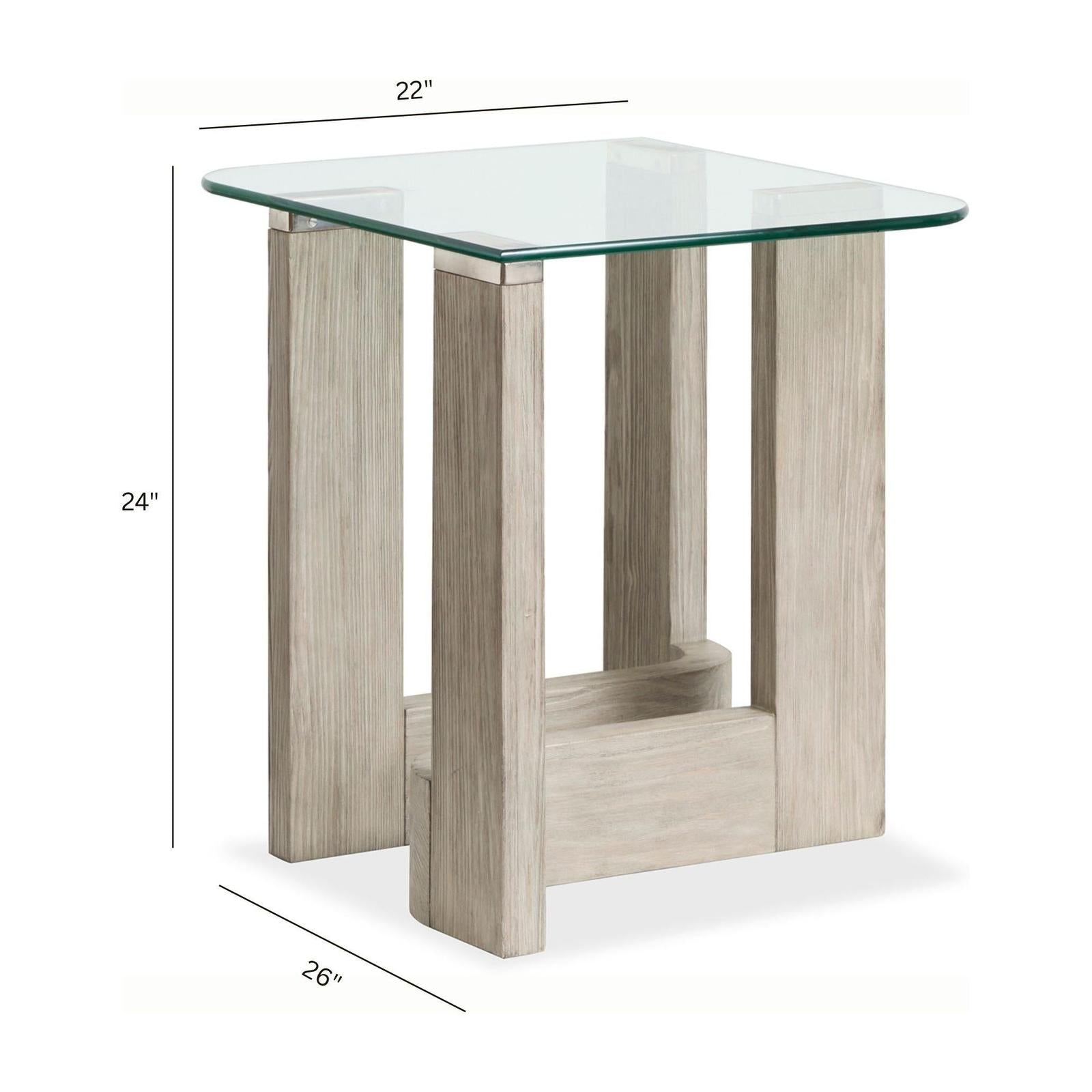 Magnussen Home Bartlett Smokey Pine Rectangular End Table