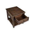Magnussen Home Cormac Brown Rectangular End Table