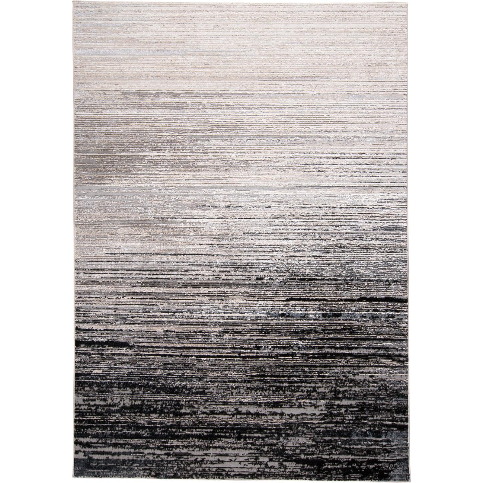 Feizy Micah 3337F Modern Abstract Rug in Black/Gray – Grayson Living