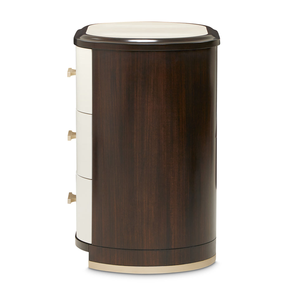 Michael Amini Paris Chic Nightstand Espresso