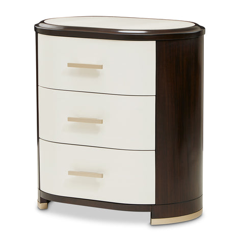 Michael Amini Paris Chic Nightstand Espresso