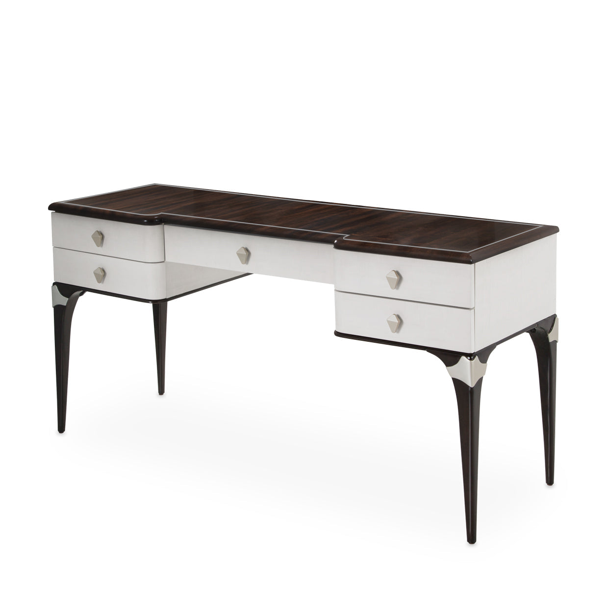Michael Amini Paris Chic Vanity/Desk Espresso