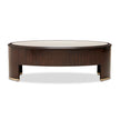 Michael Amini Paris Chic Oval Cocktail Table