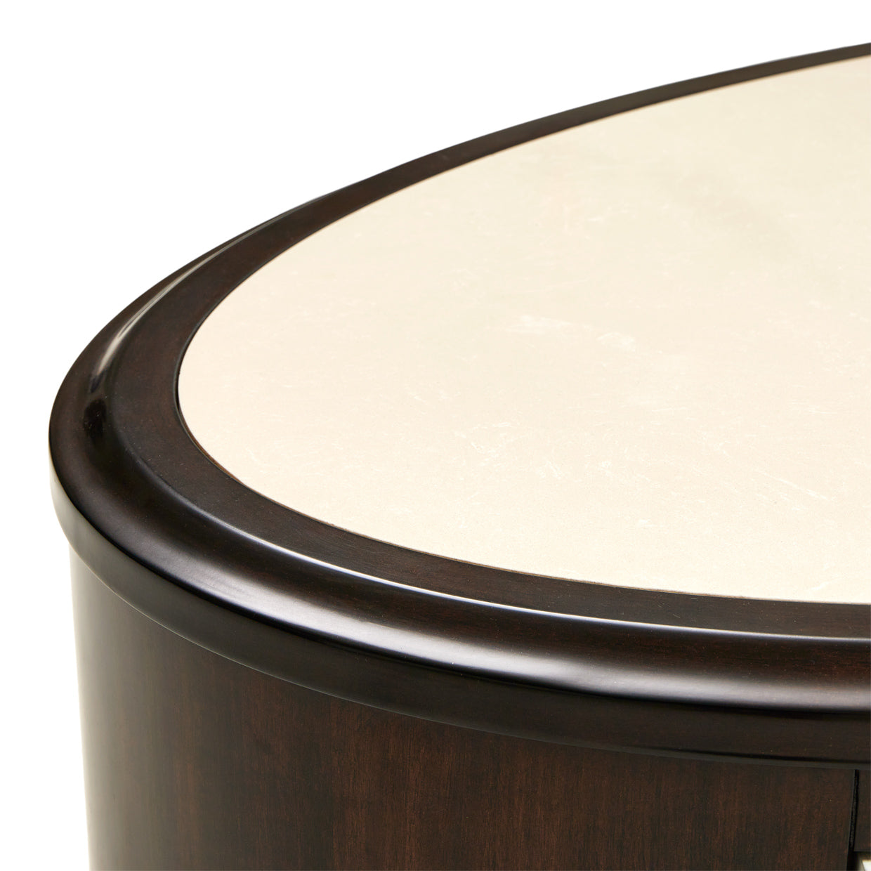 Michael Amini Paris Chic Oval Cocktail Table