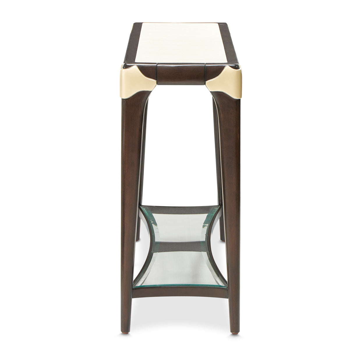 Michael Amini Paris Chic Console Table Espresso
