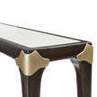 Michael Amini Paris Chic Console Table Espresso