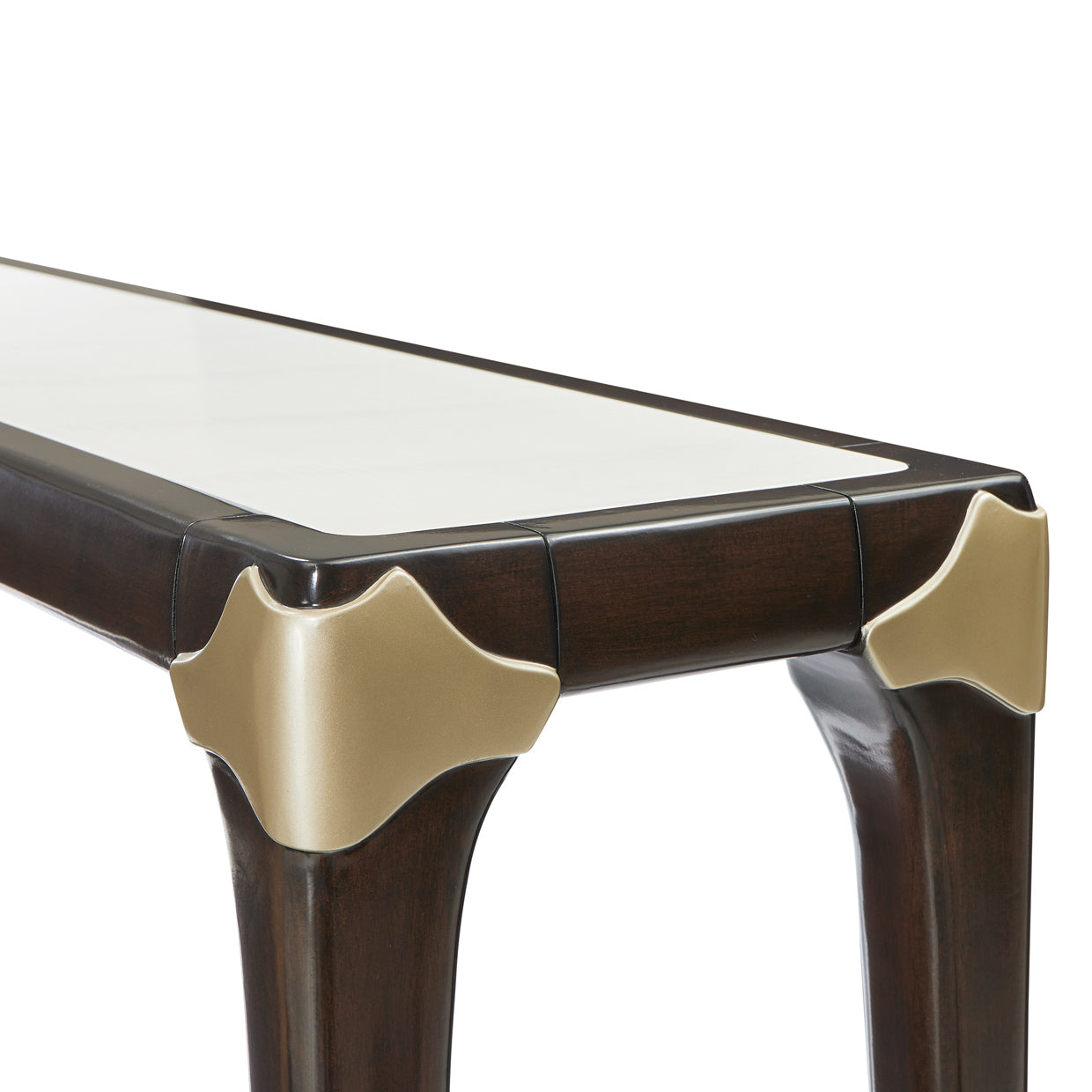 Michael Amini Paris Chic Console Table Espresso