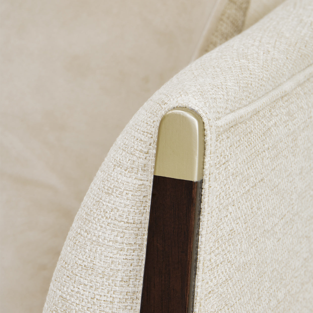 Michael Amini Paris Chic Matching Chair Cremini Espresso