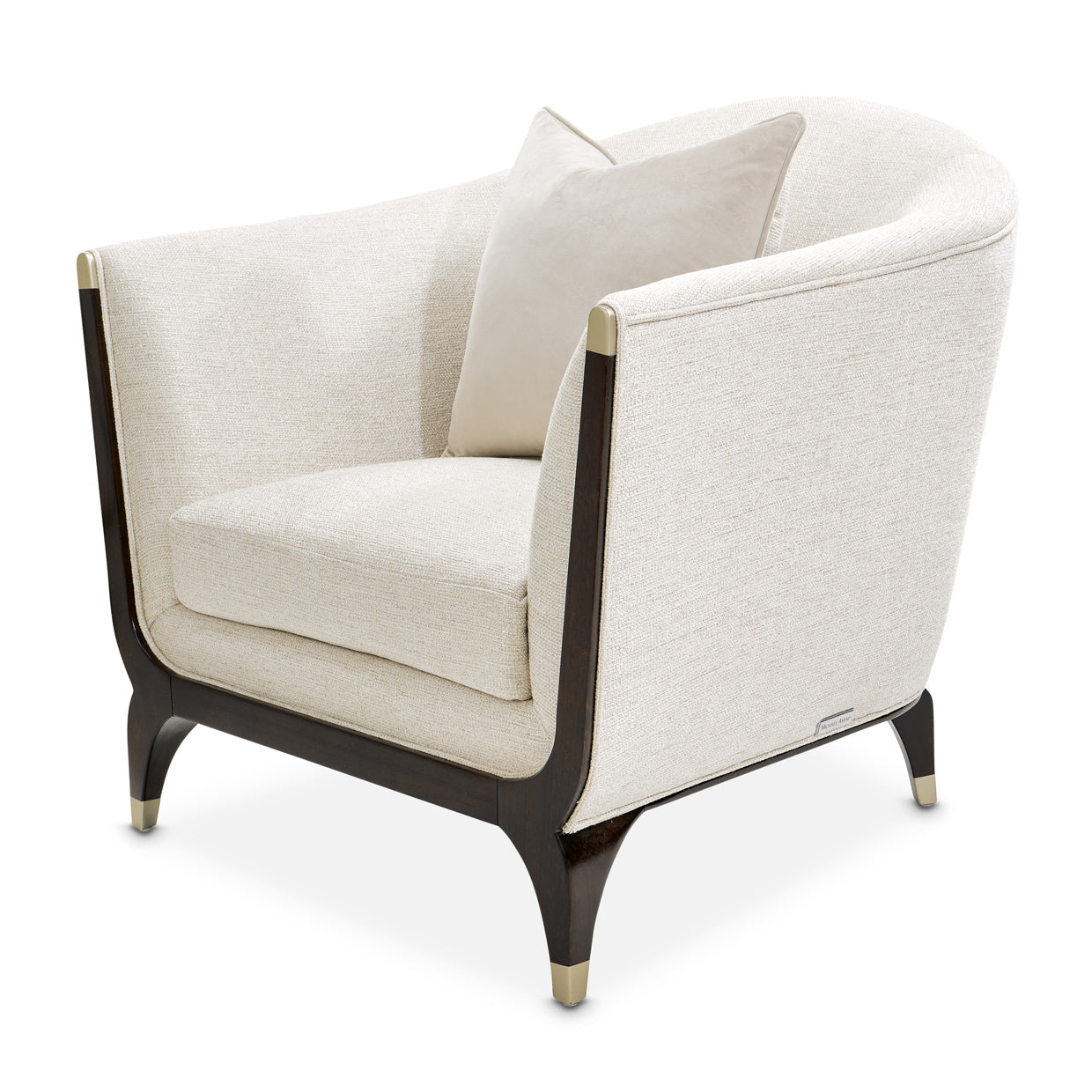 Michael Amini Paris Chic Matching Chair Cremini Espresso