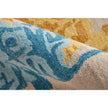 Feizy Everley 8646F Modern Abstract in Ivory/Yellow/Blue