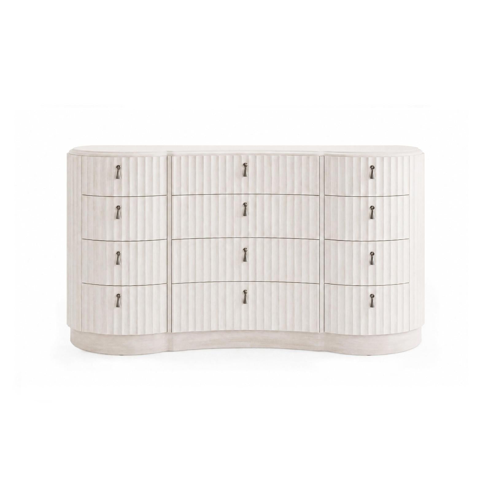 Pulaski Furniture Vivienne Whisper White Drawer Dresser