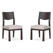 Magnussen Home Tauren Coffee Bean Side Chair Set of 2