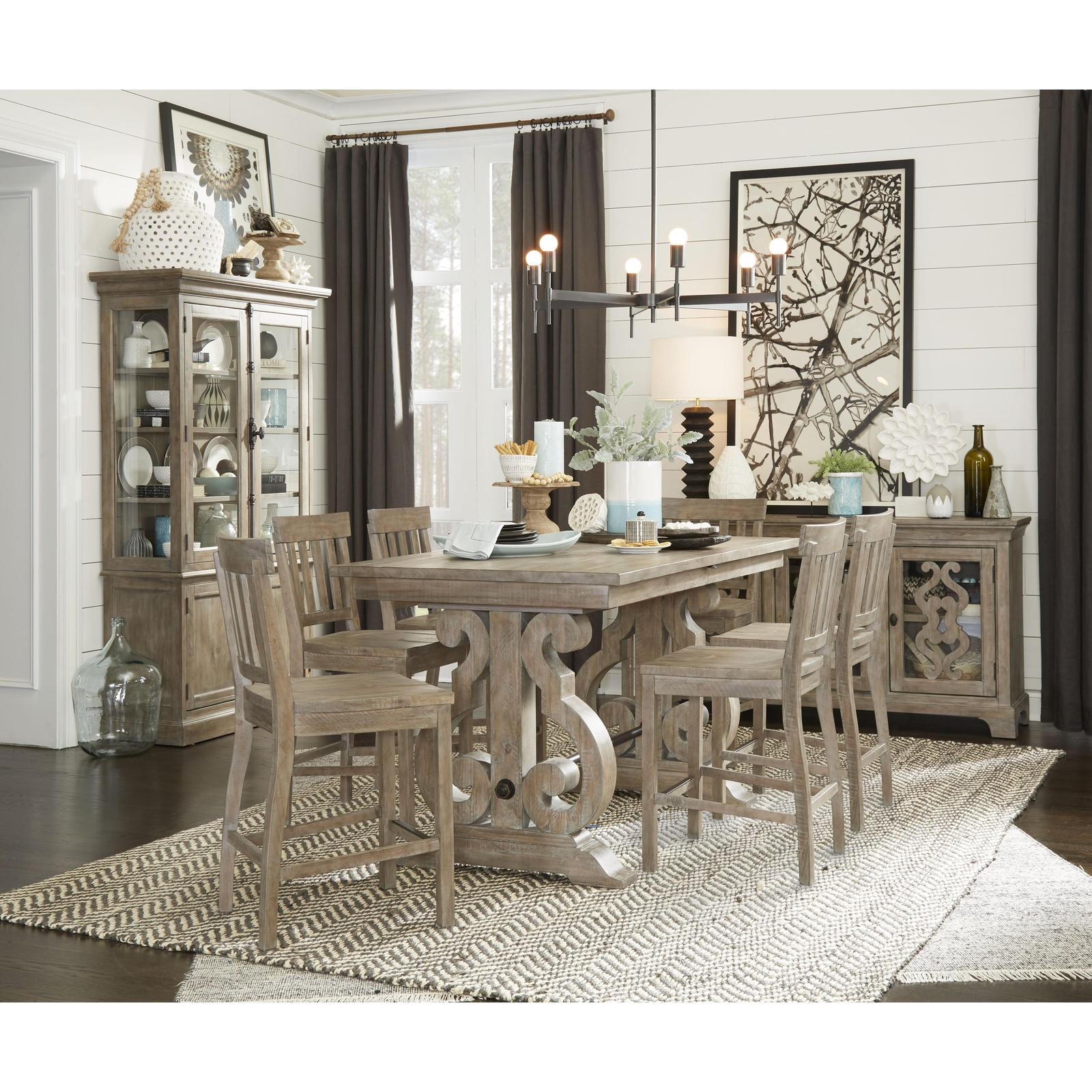 Magnussen Home Tinley Park Dove Tail Grey Server