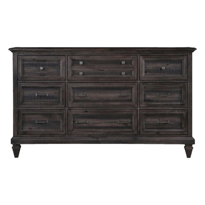 Magnussen Home Calistoga Weathered Charcoal Drawer Dresser