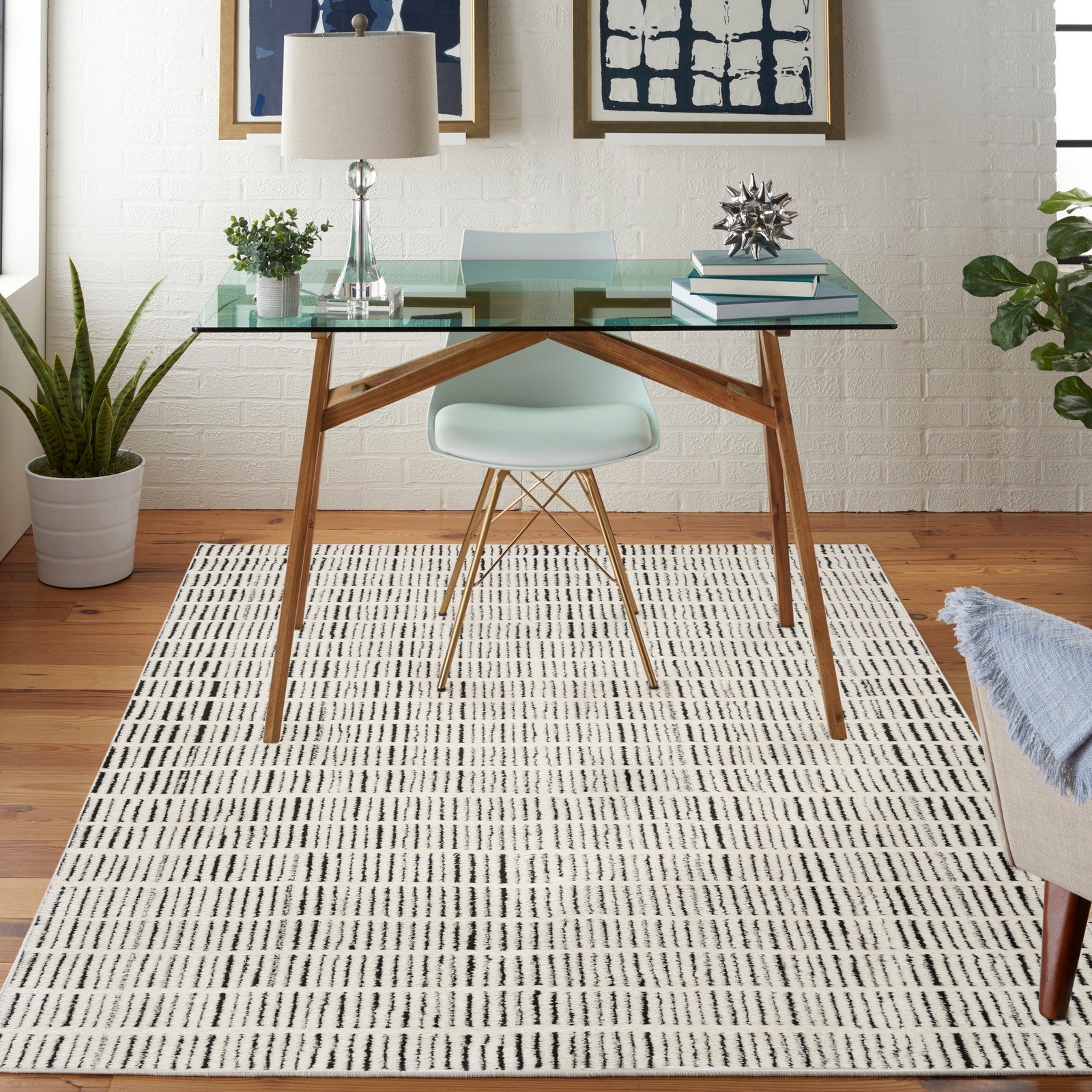 Nourison Modern Comfort MNC03 Scandinavian Indoor Rug