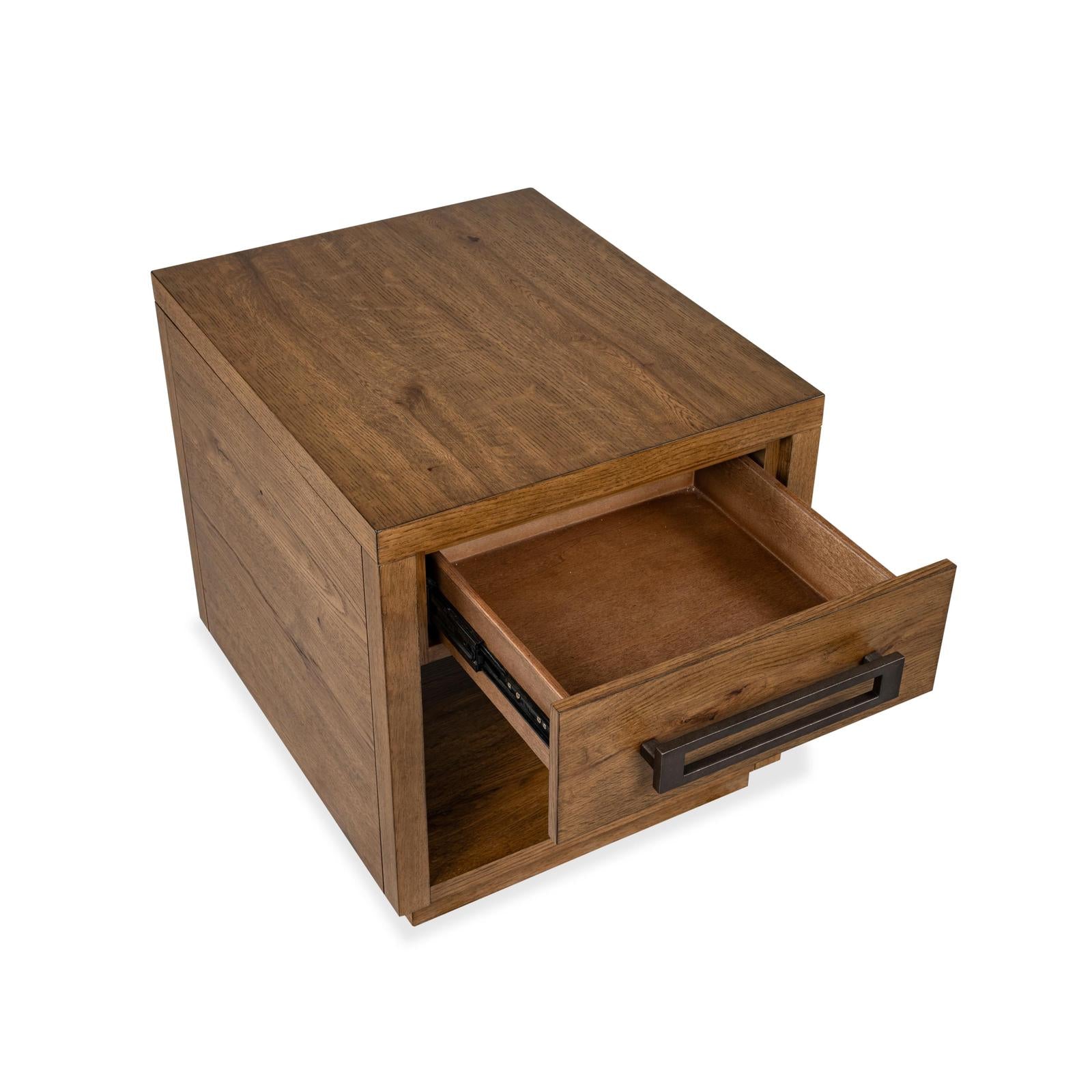 Magnussen Home Marcel Brown Drawer End Table