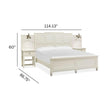 Magnussen Home Willowbrook Egg Shell White Bed