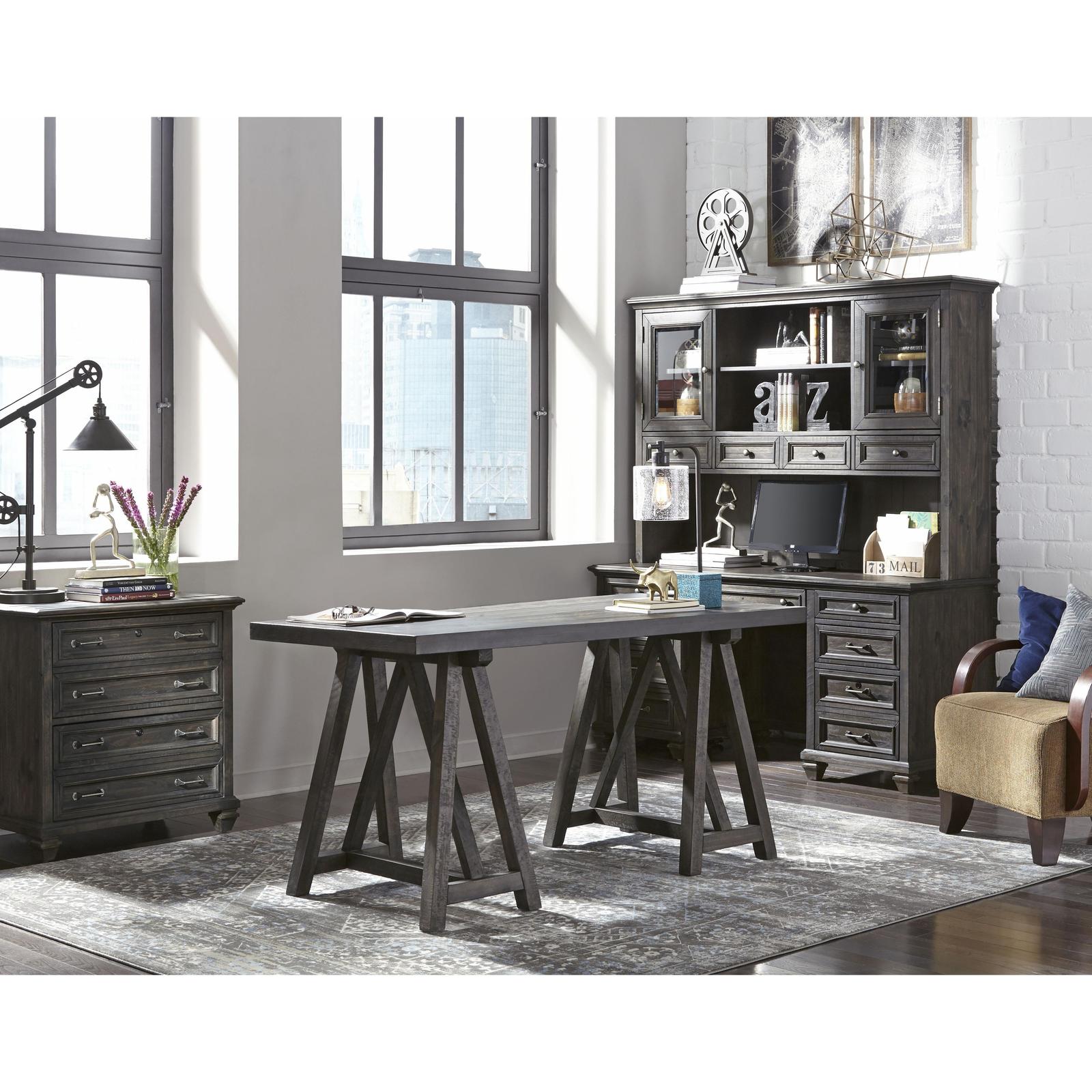 Magnussen Home Sutton Place Weathered Charcoal Credenza