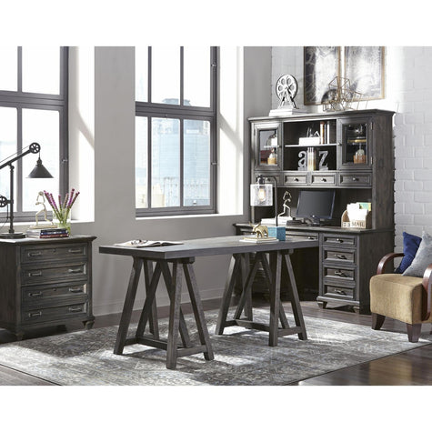 Magnussen Home Sutton Place Weathered Charcoal Desk