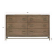 Magnussen Home Lindon Belgian Wheat & Coffee Bean Double Drawer Dresser