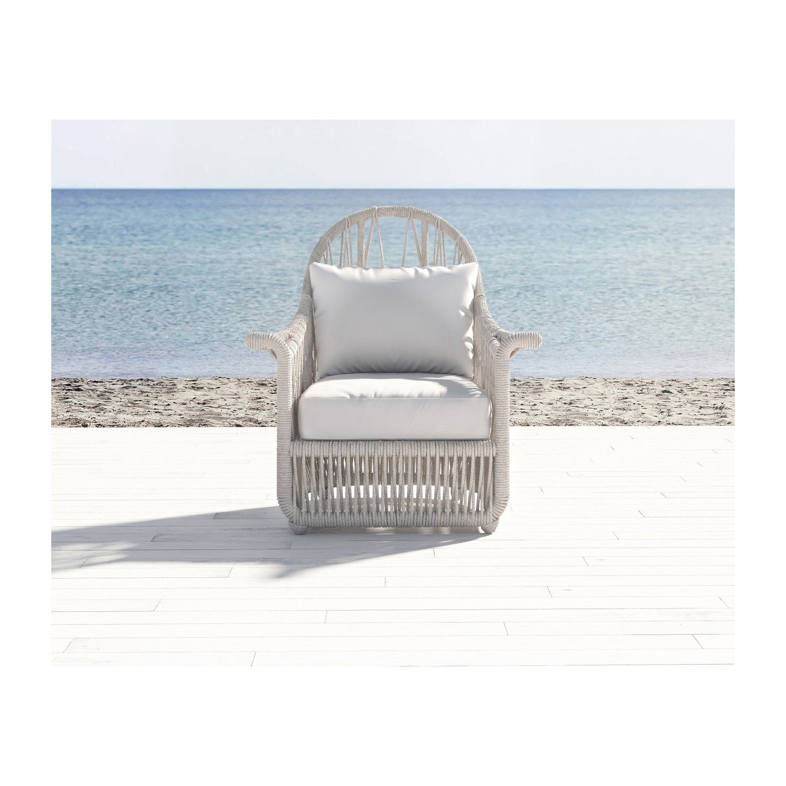 Sunset West Dana Rope Wing Chair