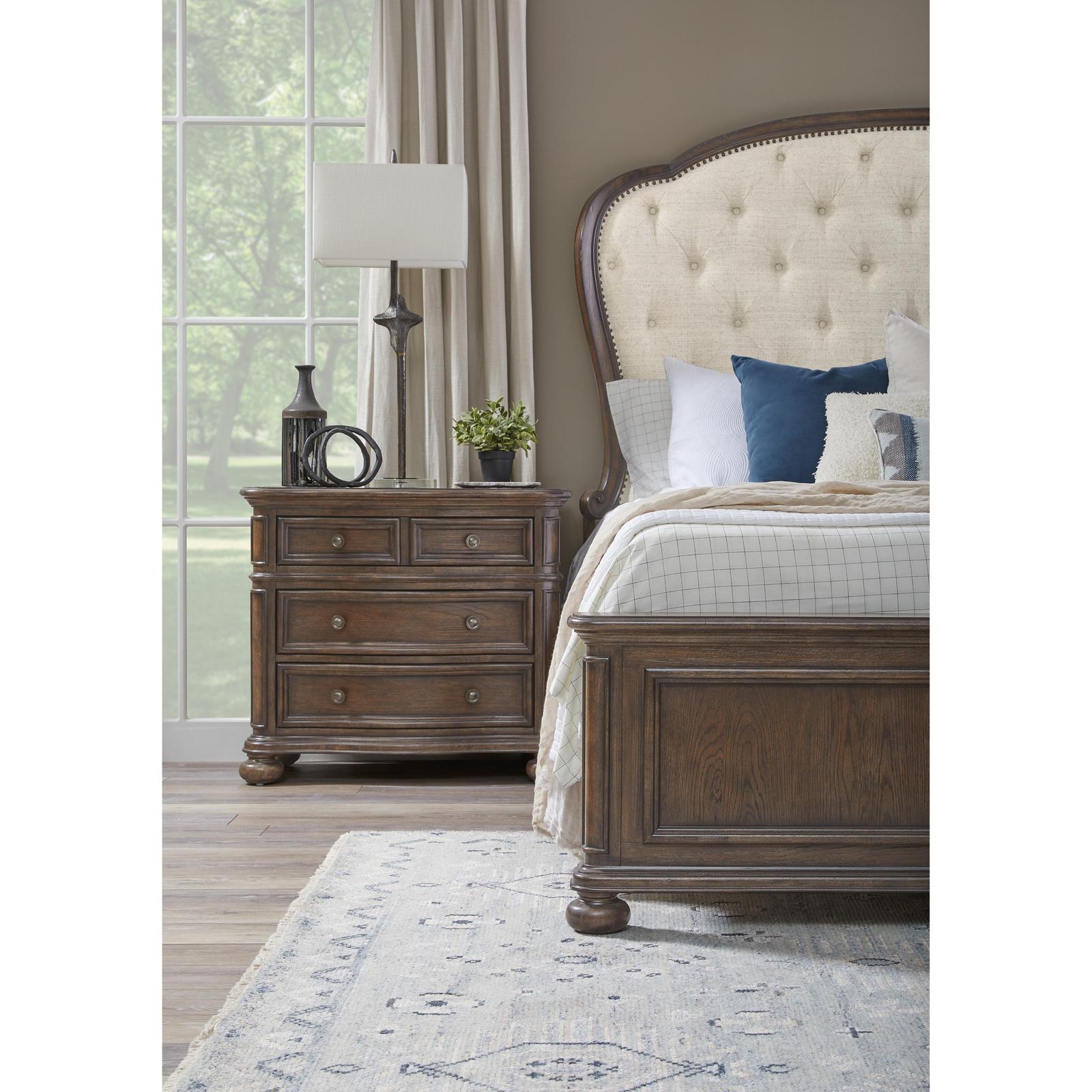 Pulaski Saddle Creek Timber Brown Upholstered Bed