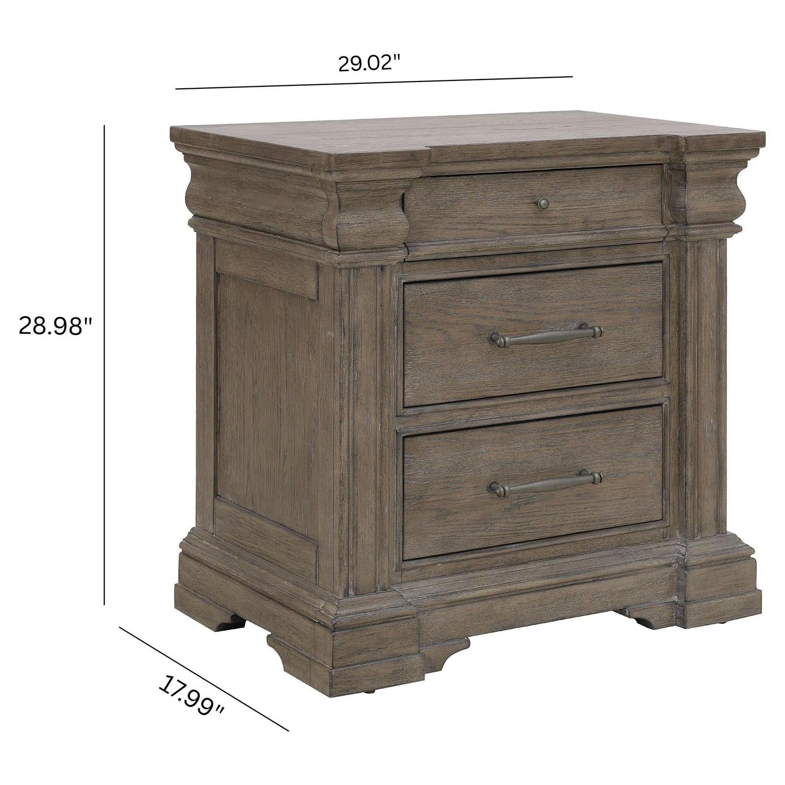 Pulaski Furniture Madison Ridge 3 Drawer Nightstand