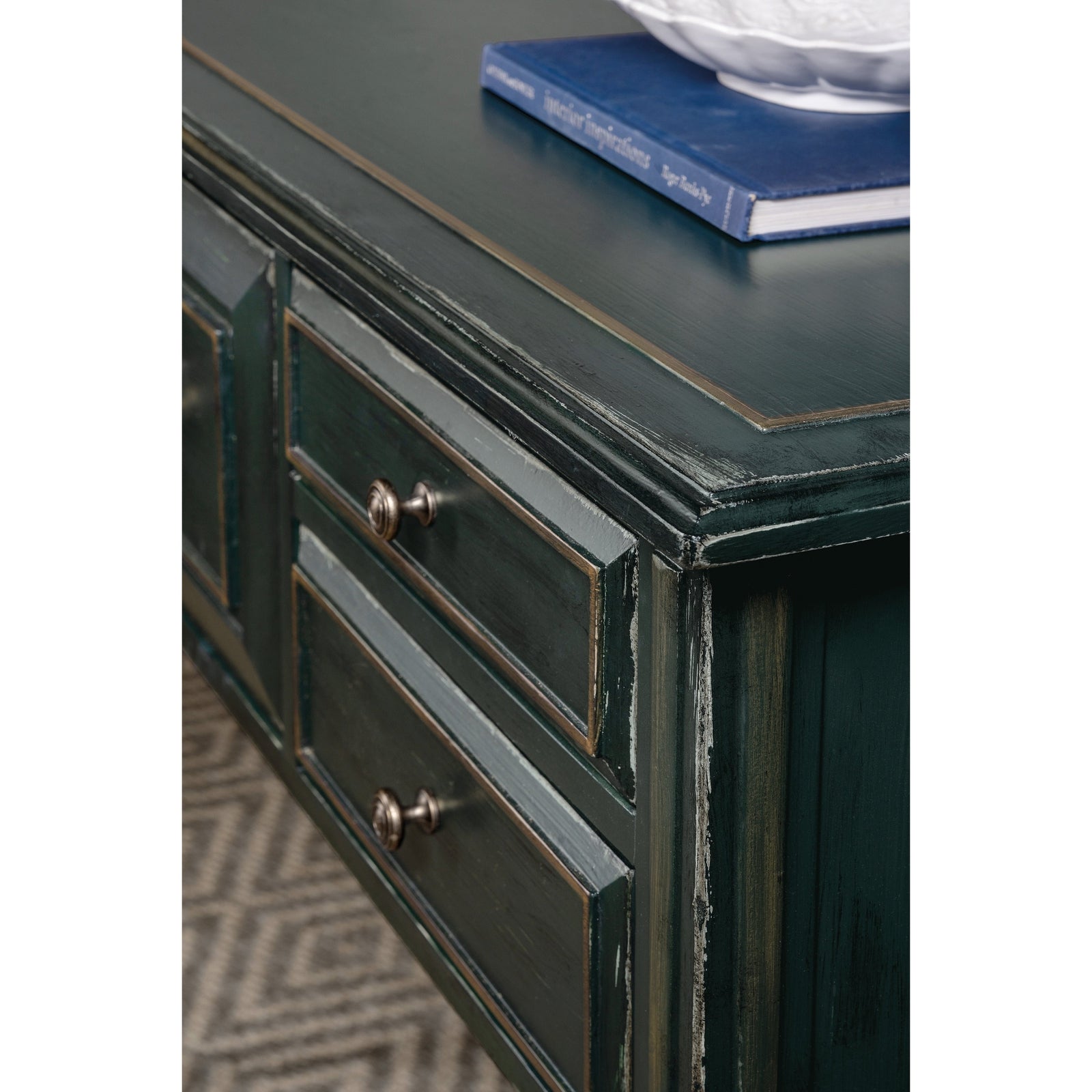 Hooker Furniture Charleston Five Drawer Console Table