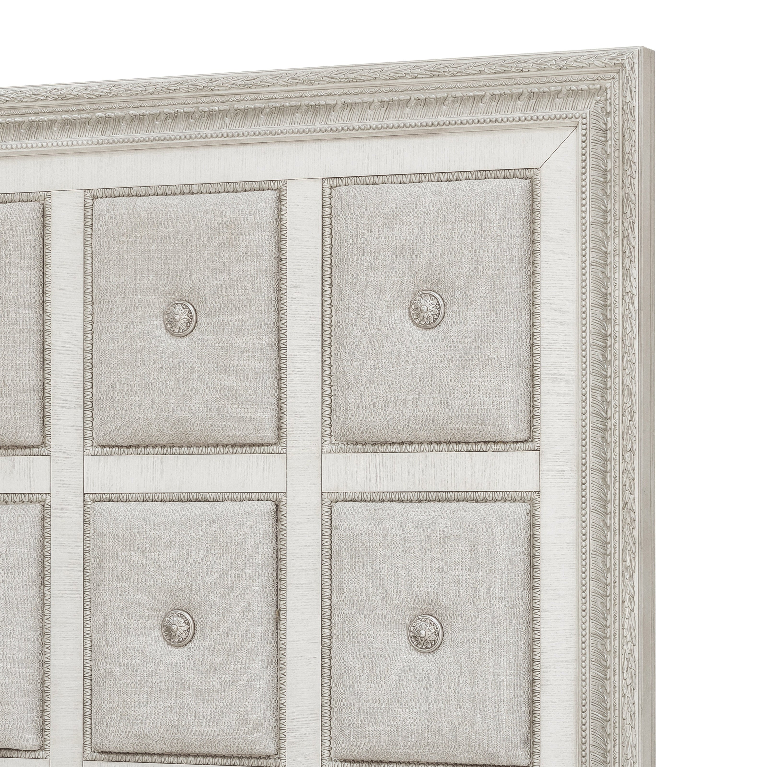 Pulaski Furniture Camila Creamy White Upholstered Bed