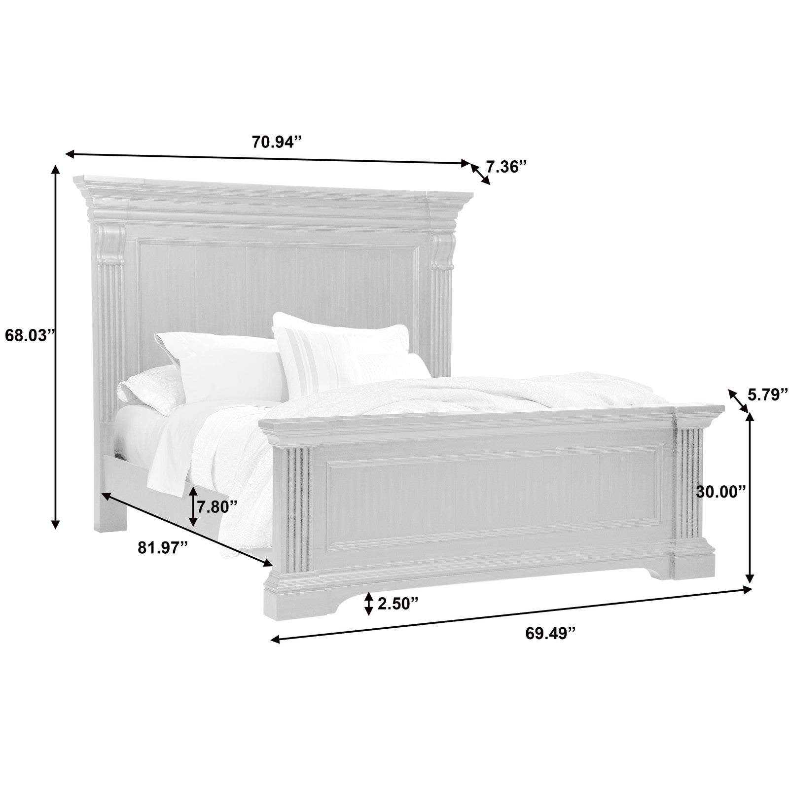 Pulaski Furniture Caldwell Smoked Molasses Bed