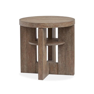 Magnussen Home Conway Spiced Brown End Table