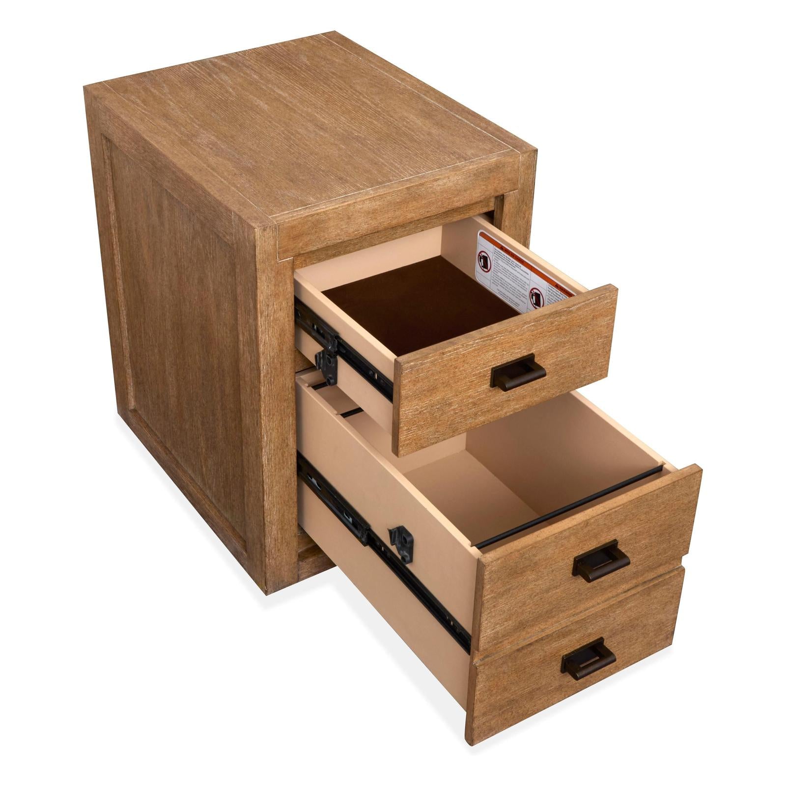 Magnussen Home Plum Creek Sierra Brown Mobile File With Casters