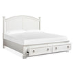 Magnussen Home Kingston Whisper White & Cerused Nutmeg Bed