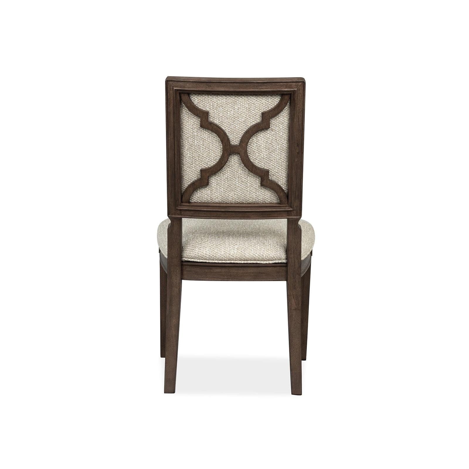 Magnussen Home Jubilee Brown Upholstered Side Chair Two Pack